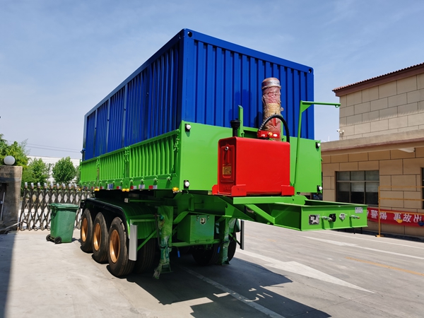 20尺集裝箱后翻自卸車 20尺集裝箱后翻自卸車